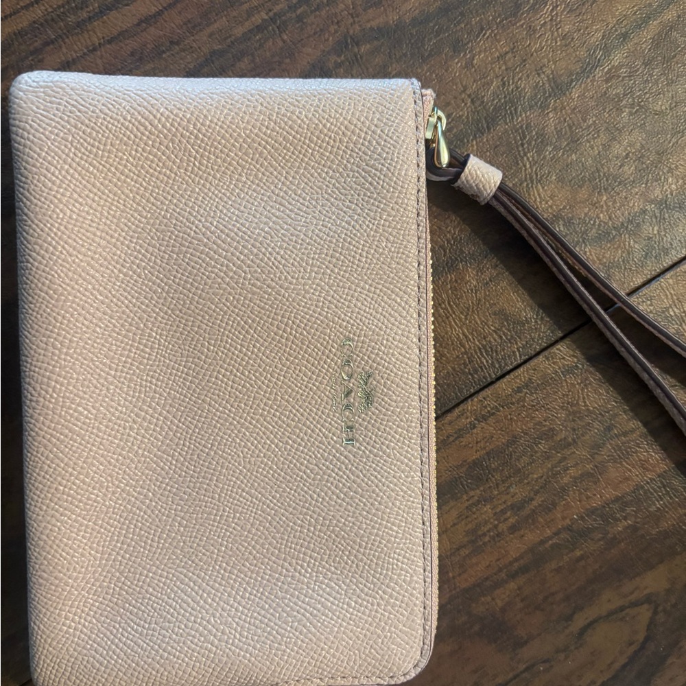 Coach Blush Pink Wristlet